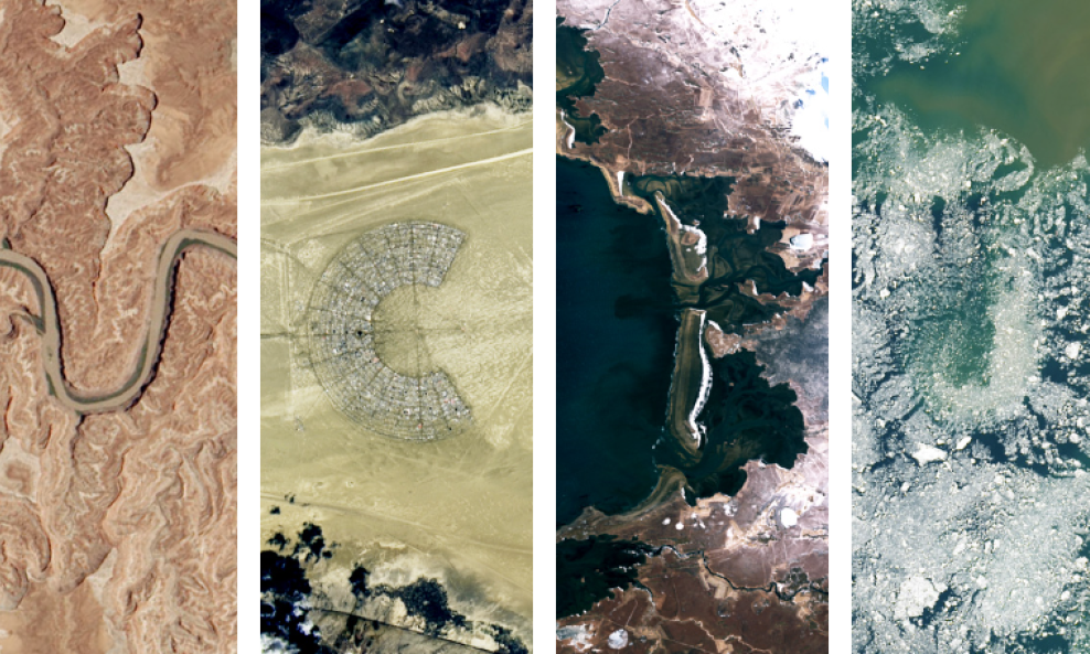 Napišite svoje ime satelitskim snimkama Zemlje