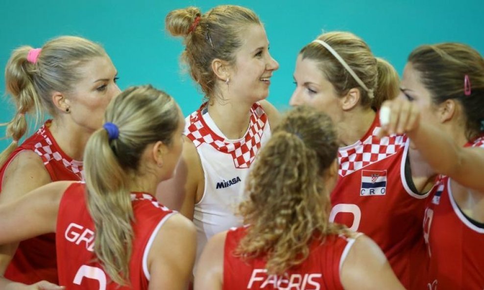 Sanja Popović Nikolina Jelić Mia Jerkov Maja Poljak Ana Grbac Samanta Fabris ženska odbojkaška reprezentacija