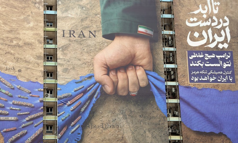 Grafit zatvaranja Hormuškog tjesnaca u Teheranu