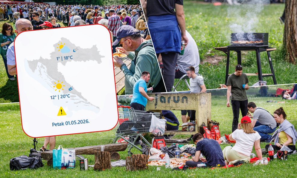 Vremenska prognoza za 1. maj