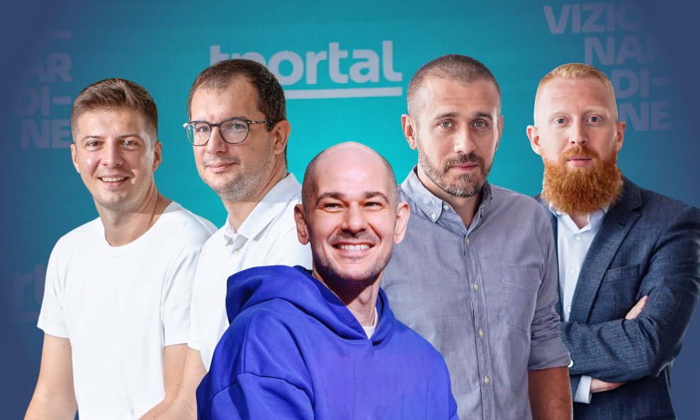 Kristijan Kamber, Ante Gojsalić (SPLX AI), Ivan Burazin (Daytona), Tomislav Car i Nikola Kapraljević  (Infinum i Productive)