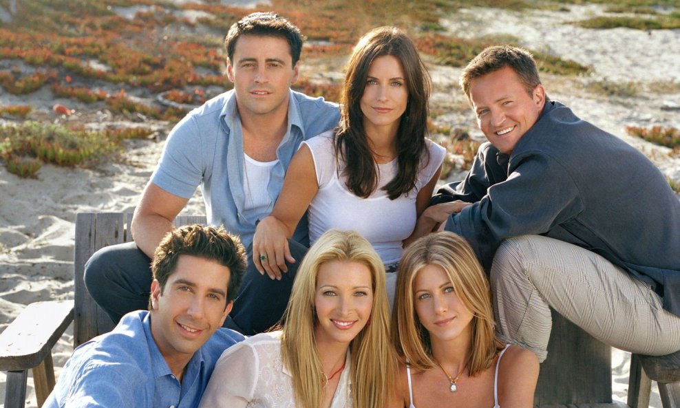 Courtney Cox, Matthew Perry, Jennifer Aniston, David Schwimmer i Matt LeBlanc