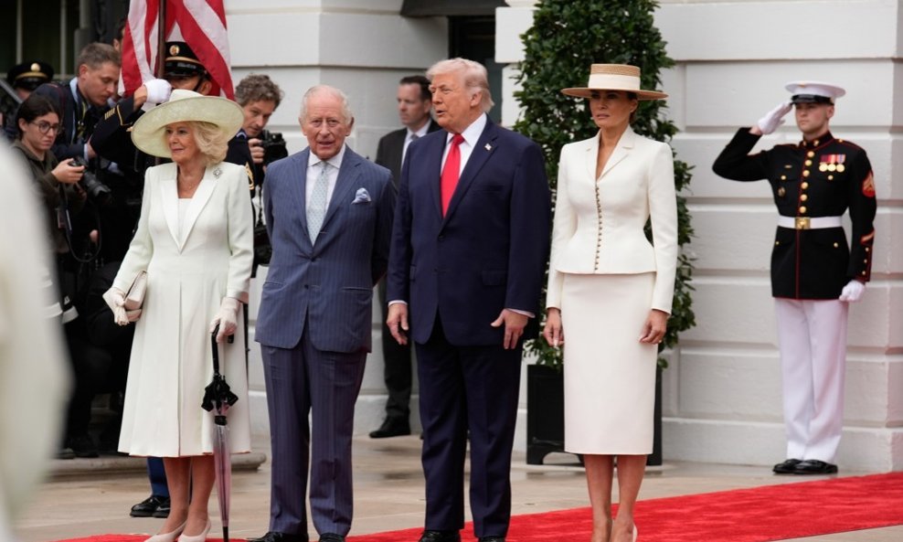 Donald Trump, Melania Trump, kralj Charles III i kraljica Camilla