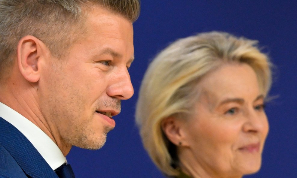 Peter Magyar i Ursula von der Leyen