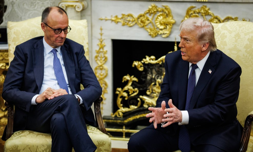 Friedrich Merz i Donald Trump