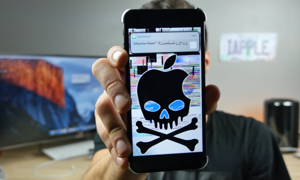 Poruka koja onesposobljava iPhone