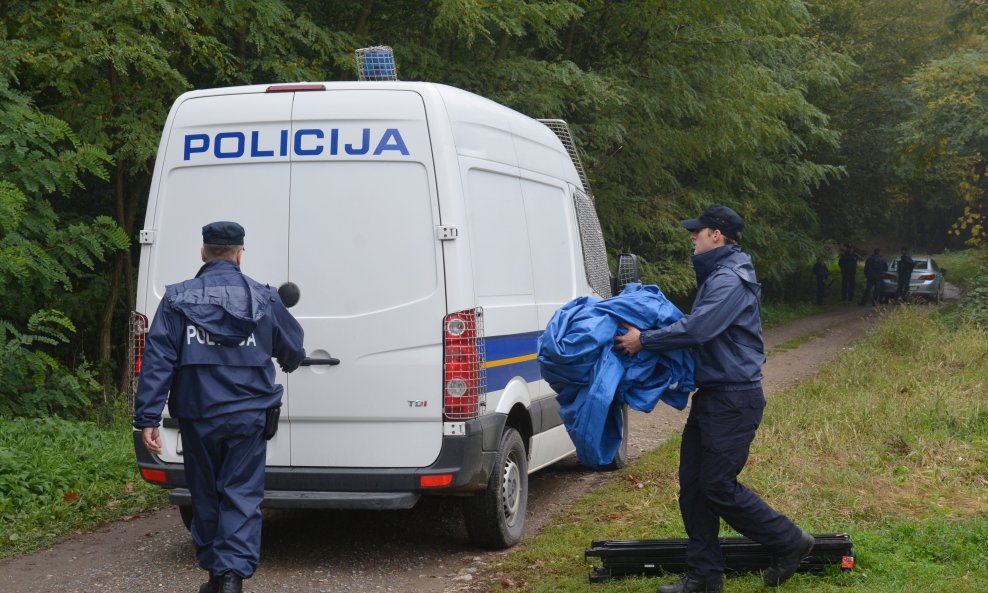Policijski očevid, ilustracija