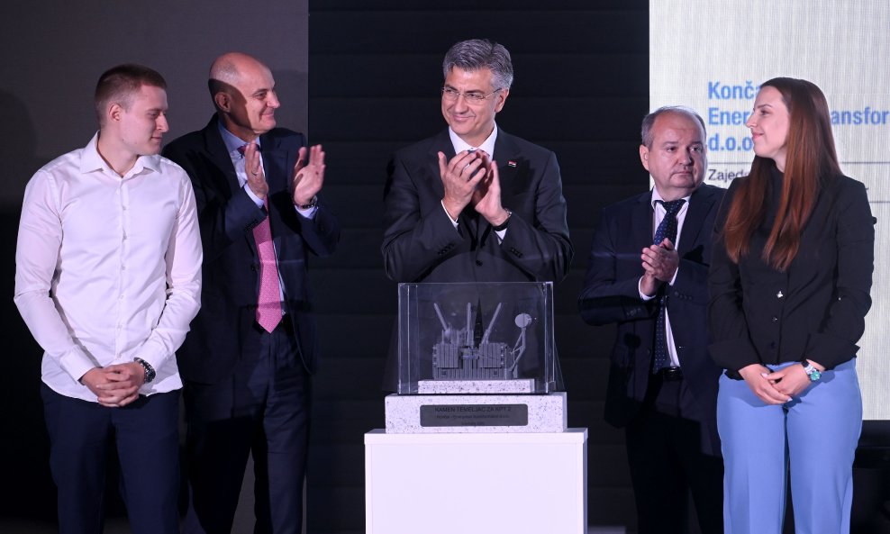 Andrej Plenković na polaganju kamena temeljca za proširenje tvornice Končar - Energetski transformatori