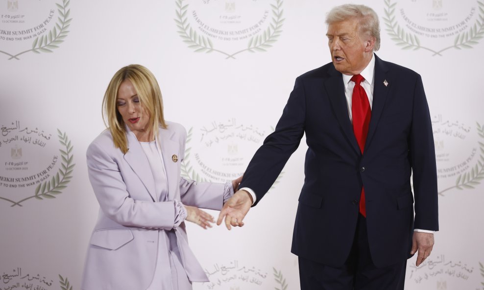 Giorgia Meloni i Donald Trump