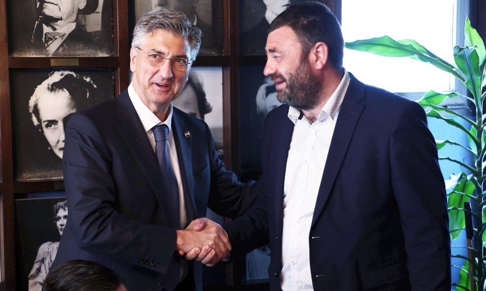 Andrek Plenković i Ante Župić