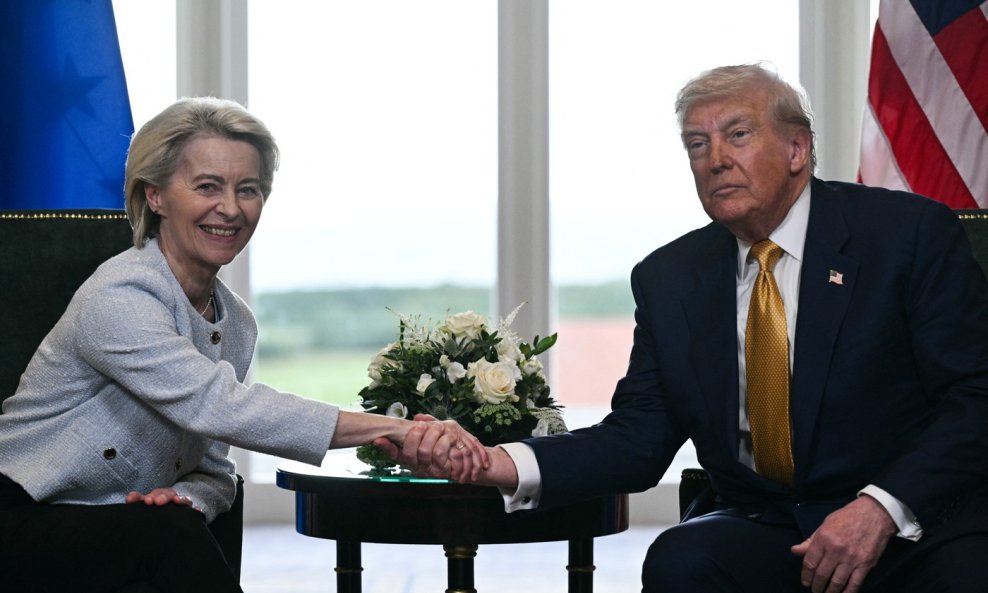Ursula von der Leyen i Donald Trump