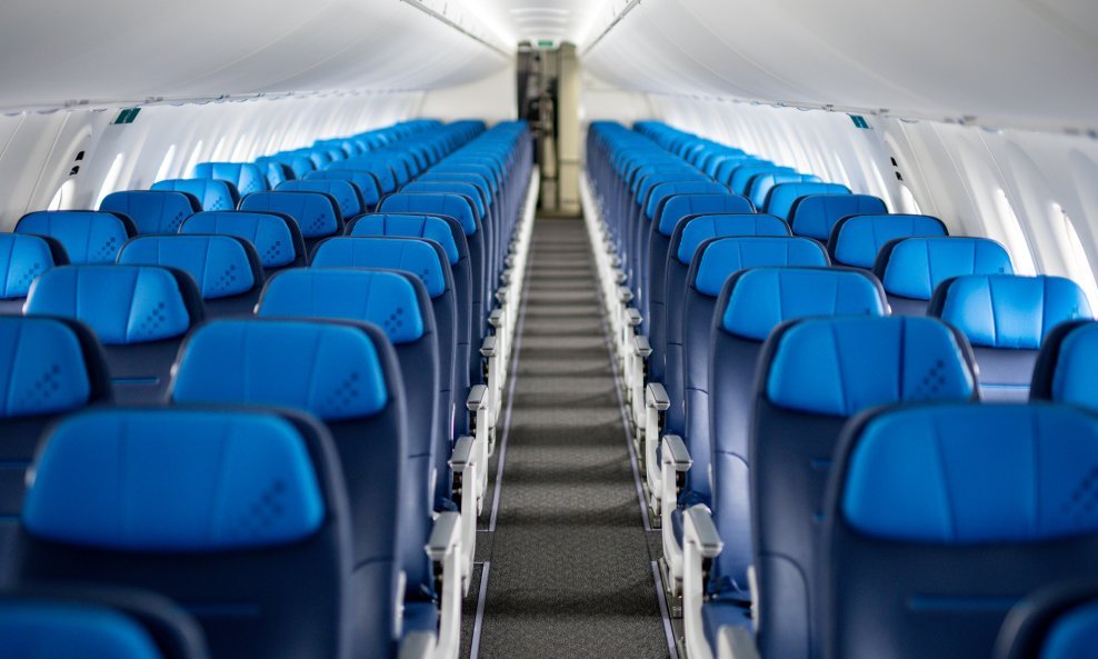 Croatia Airlines, kabina zrakoplova