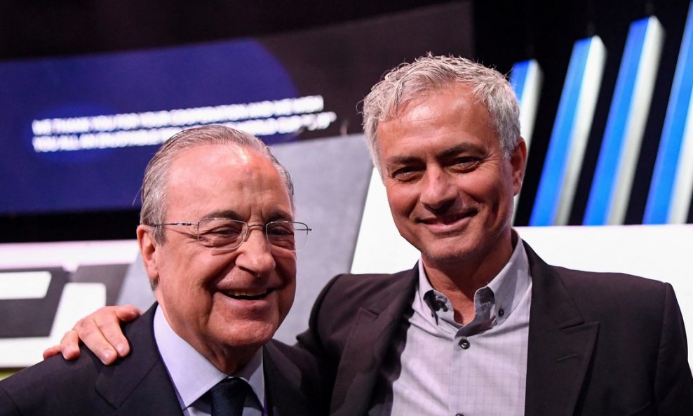 Florentino Perez i Jose Mourinho Real Madrid