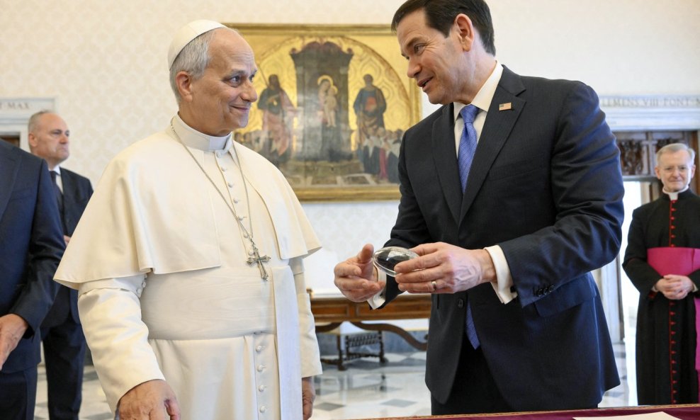 Papa Lav i Marco Rubio