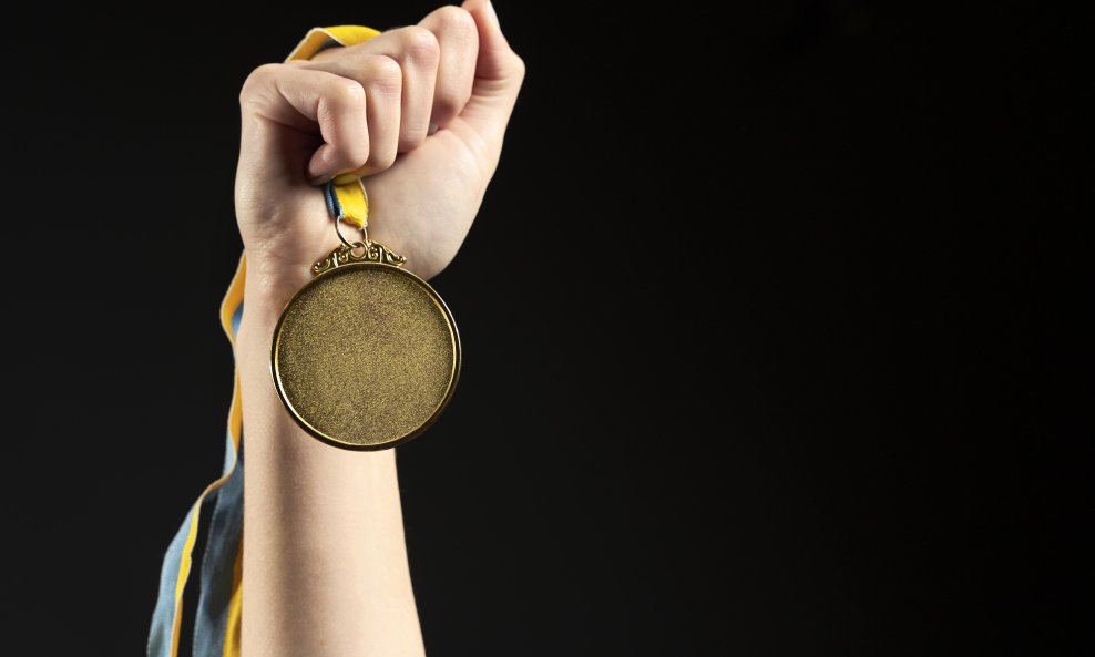 Zlatna medalja - ilustracija