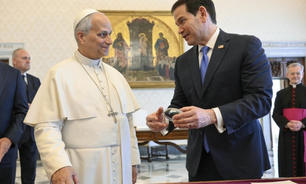 Papa Lav XIV. i Marco Rubio