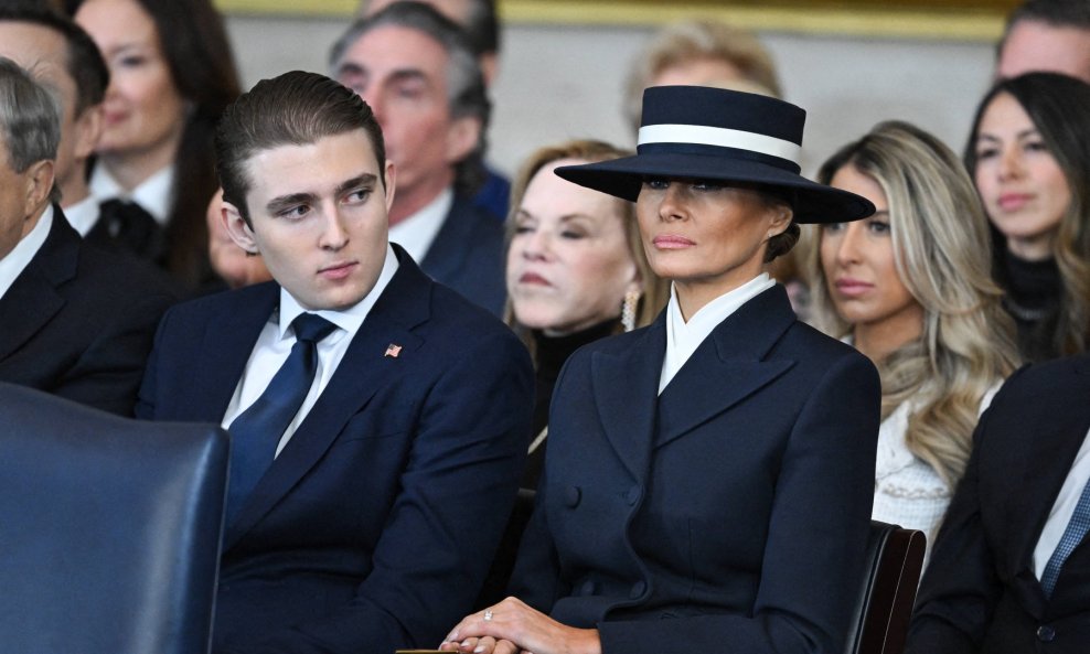 Barron i Melania Trump