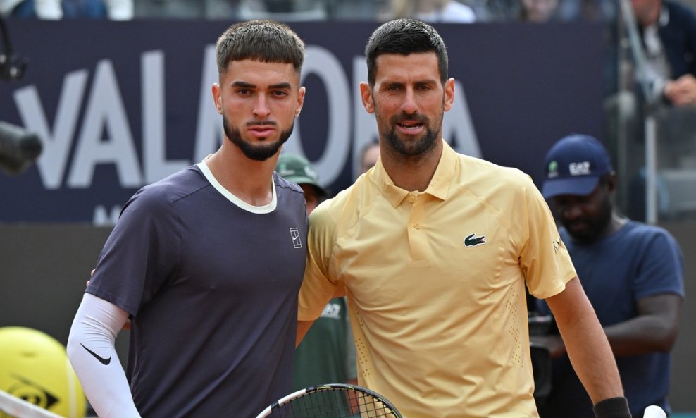 Dino Prižmić i Novak Đoković