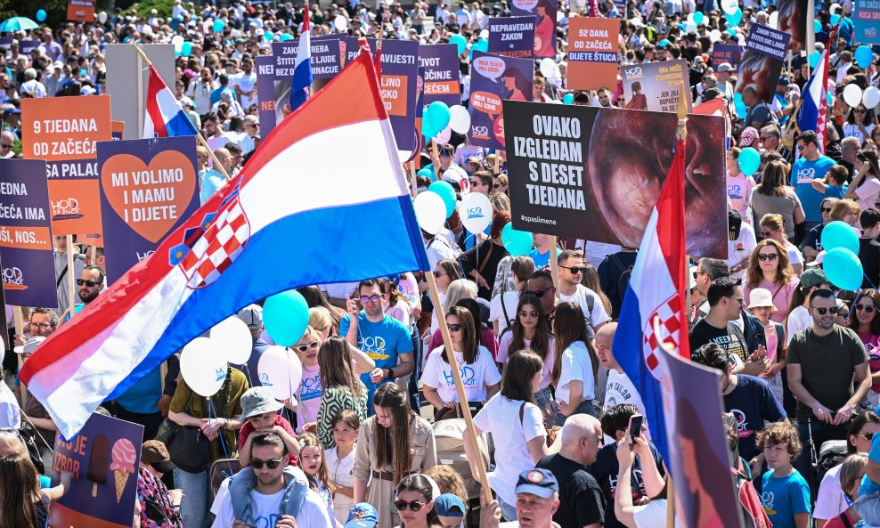 Hod za život u Zagrebu