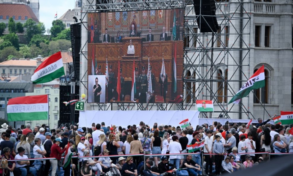 Prisega Petera Magyara u Mađarskoj