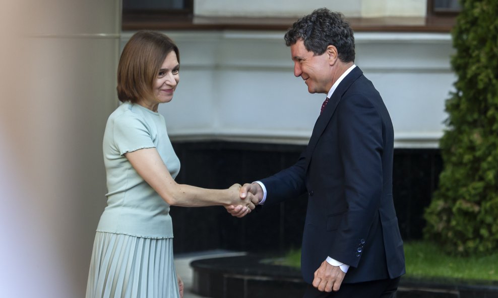 Maia Sandu i Nicusor Dan