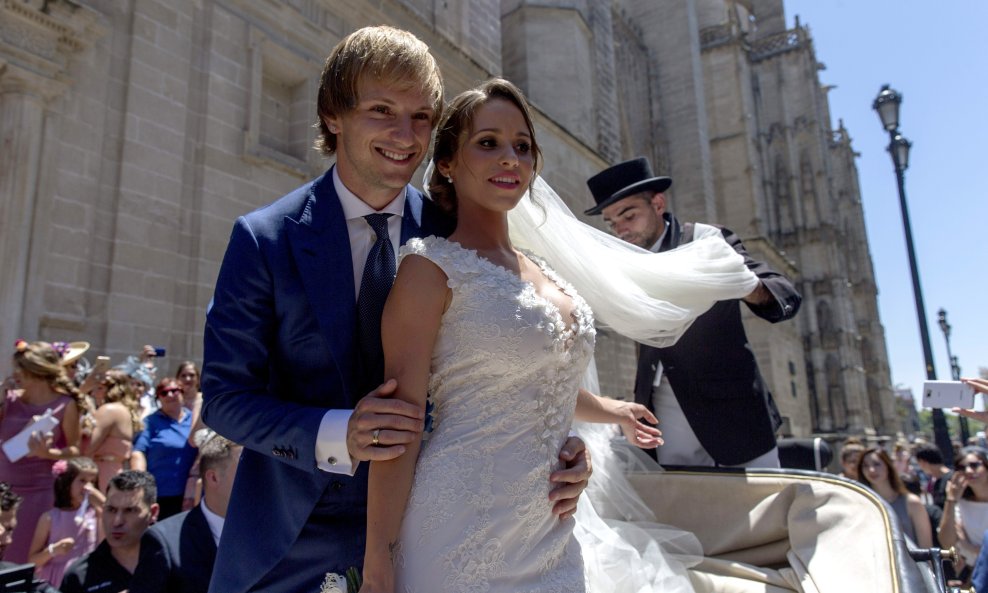 Ivan Rakitić i Raquel Mauri