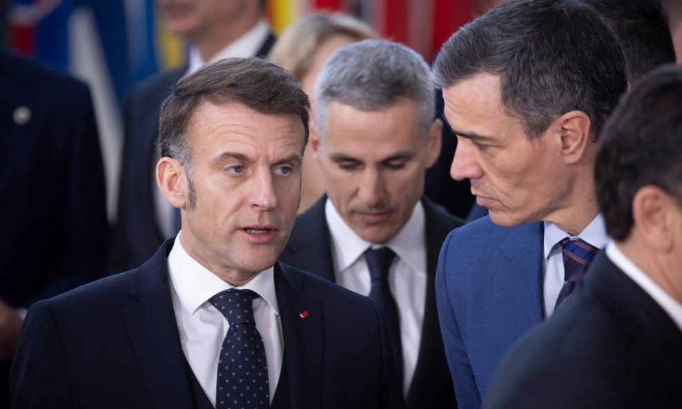 Emmanuel Macron i Pedro Sanchez
