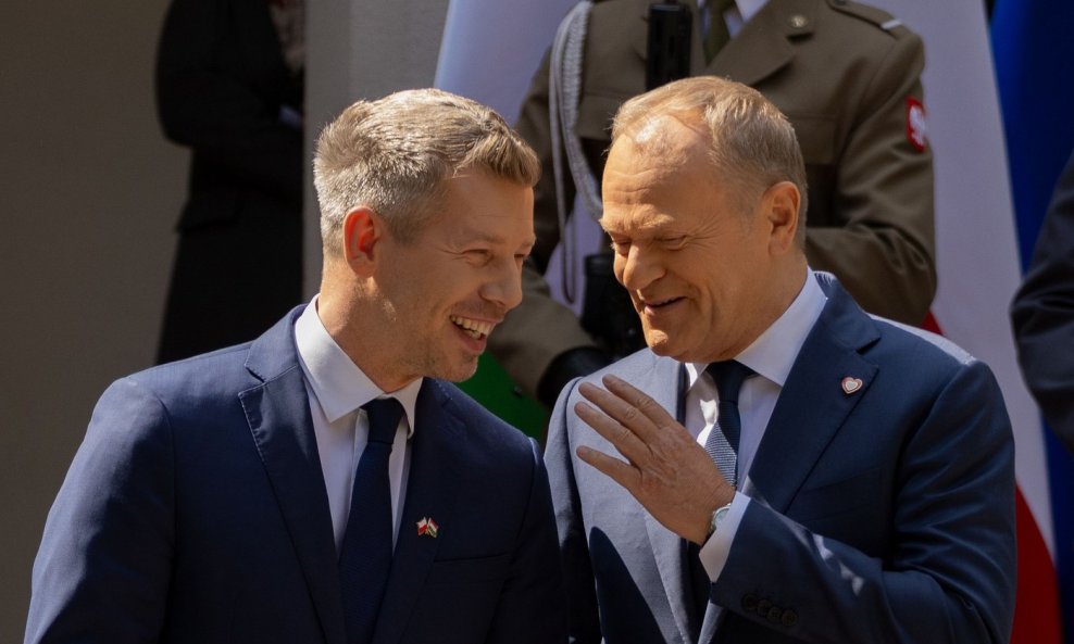 Peter Magyar i Donald Tusk