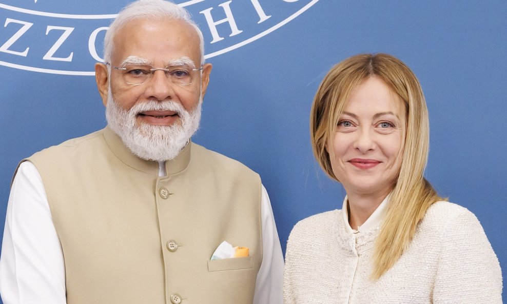 Narendra Modi i Georgia Meloni