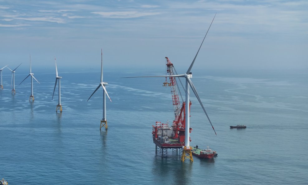 Instalacija vjetroturbine Three Gorges Pilota