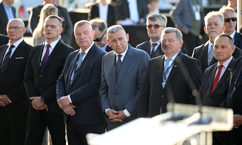 I Ante Gotovina (u sredini) je bio na obljetnici