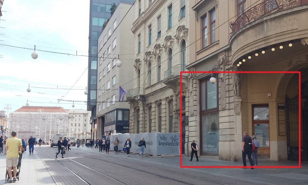 U najam se daje veliki prostor u Ilici, na uglu Oktogona
