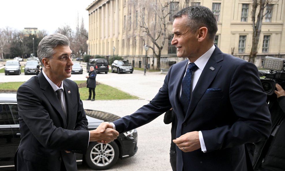 Andrej Plenković i Ante Žigman