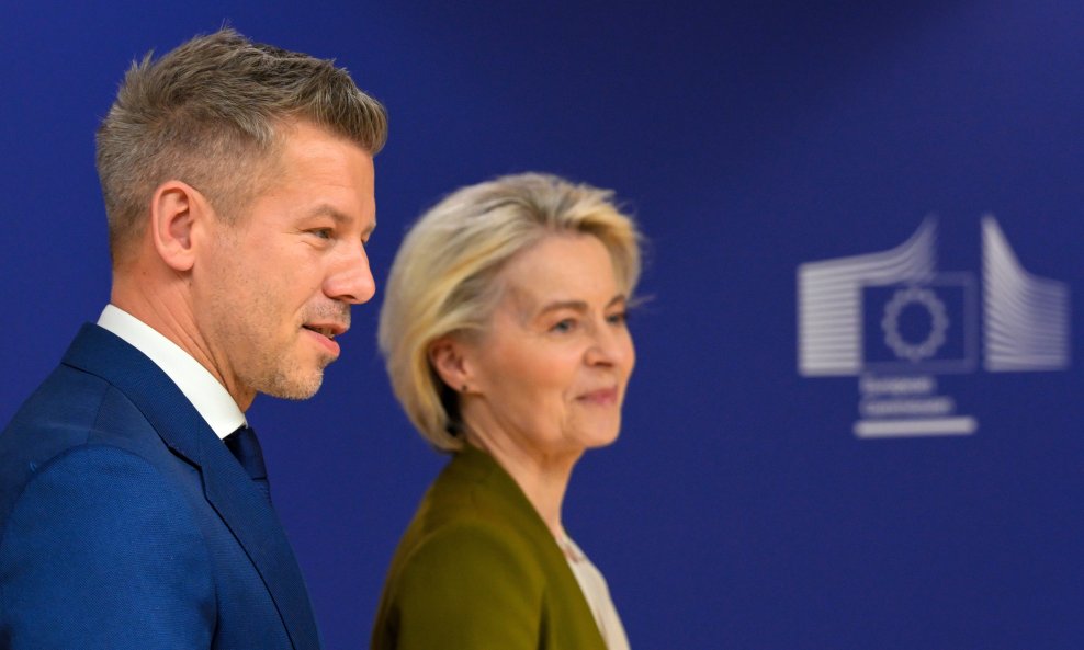 Peter Magyar i Ursula von der Leyen