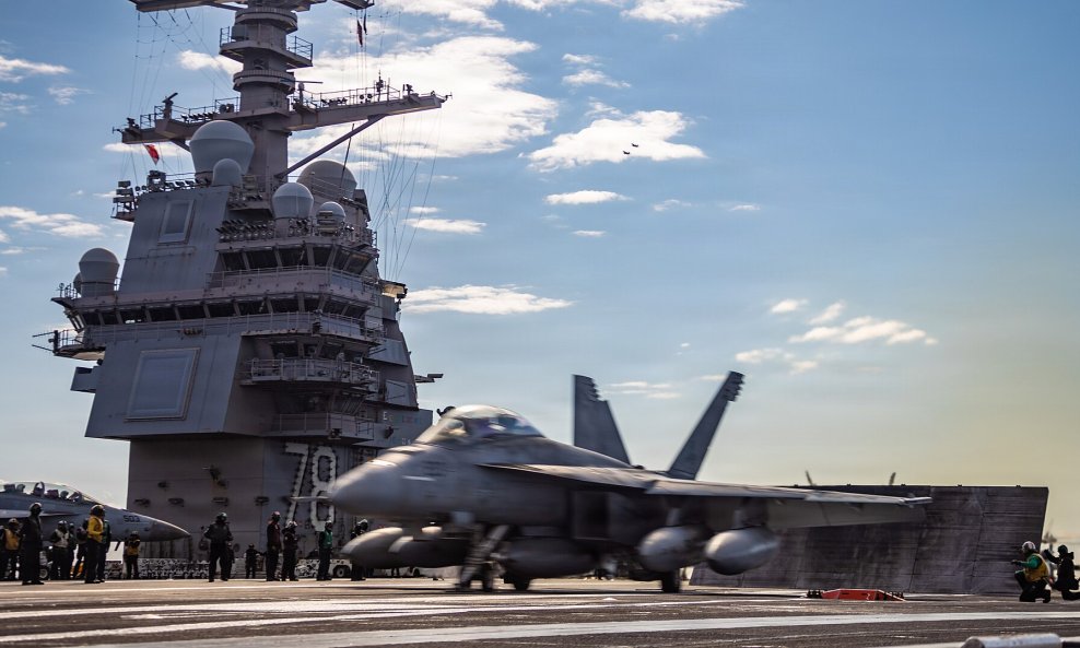 Supernosač USS Gerald R. Ford korišten je za nedavne napade na Iran