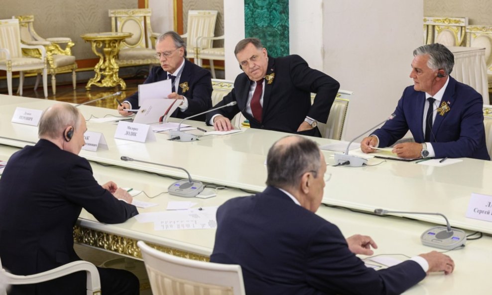 Milorad Dodik u Moskvi s Putinom