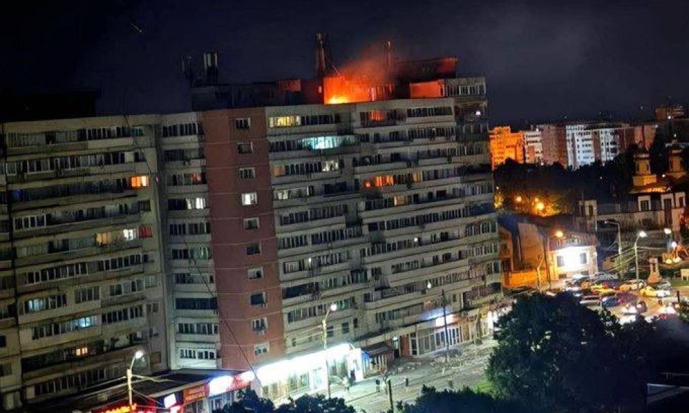 Dron pogodio zgradu u Rumunjskoj