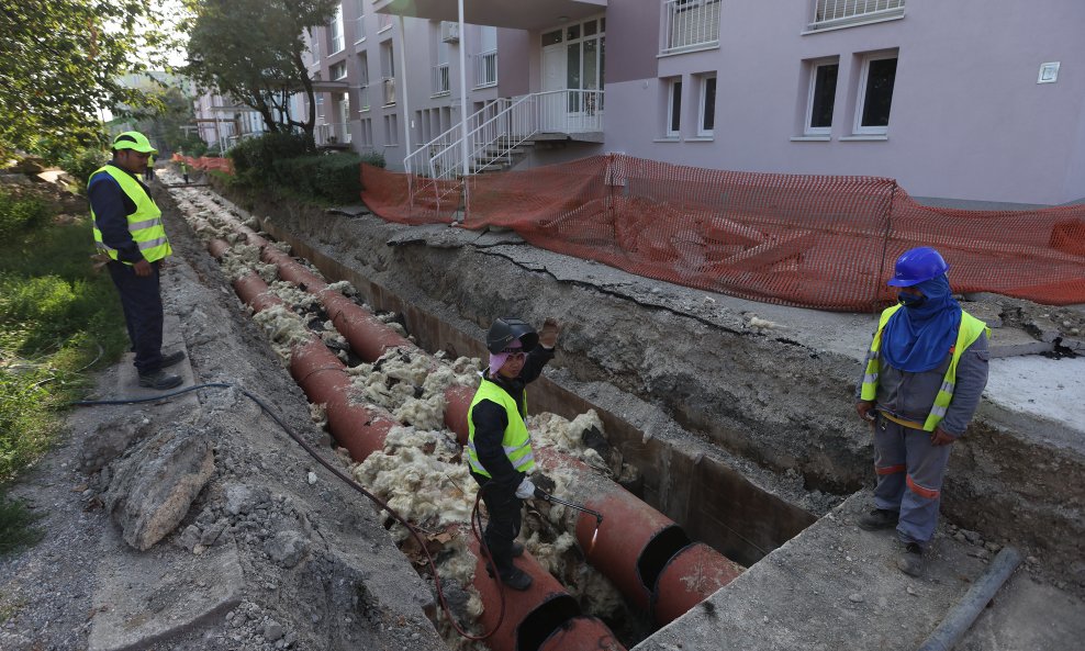 Radovi na zagrebačkom vrelovodu