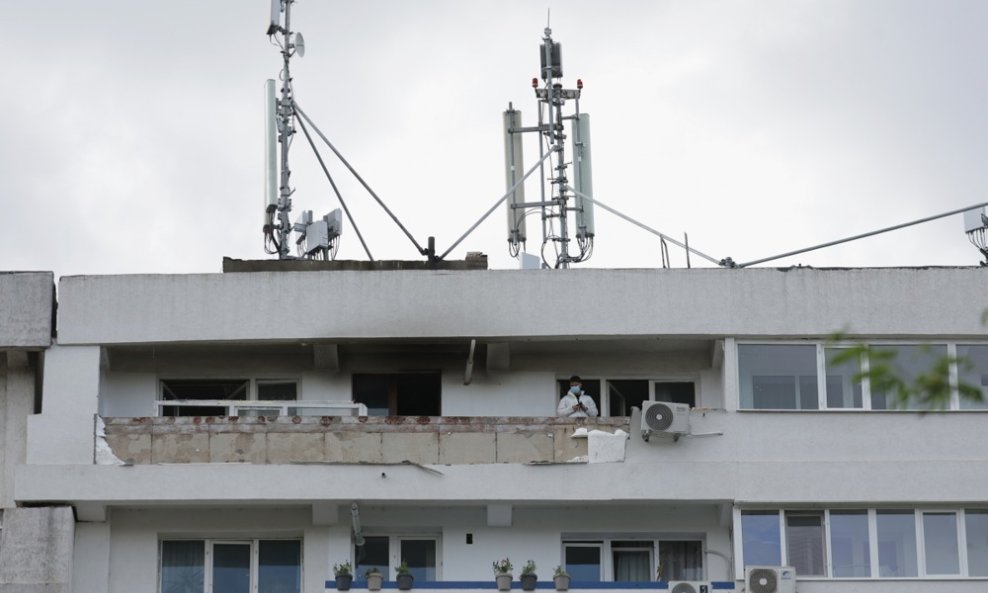 Rumunjska zgrada pogođena dronom