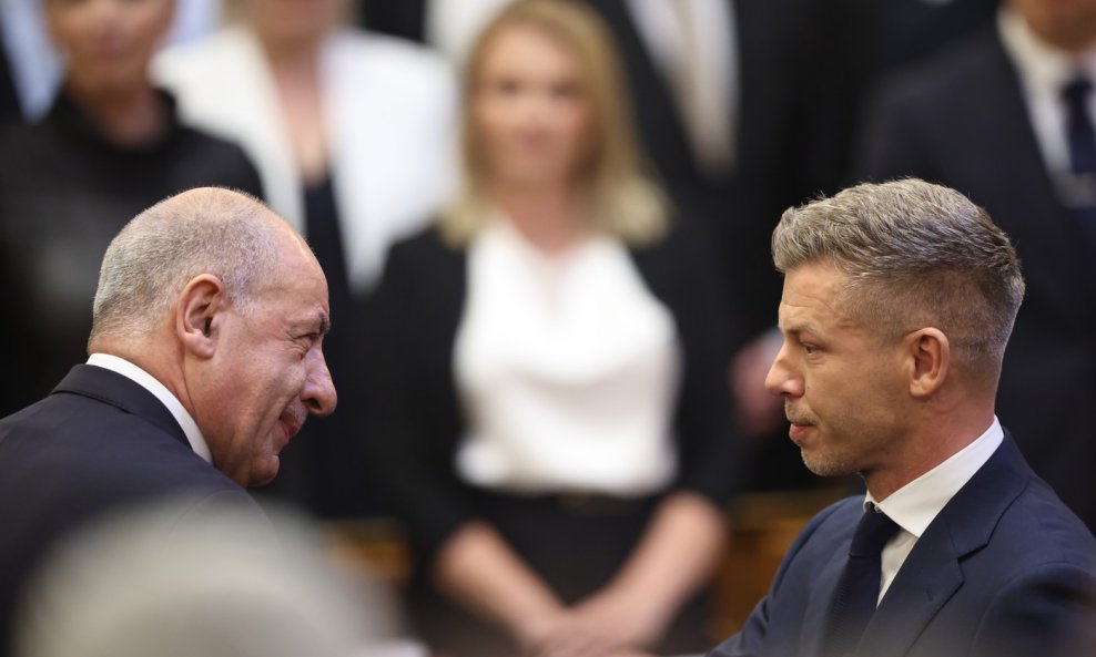 Tamas Sulyok i Peter Magyar