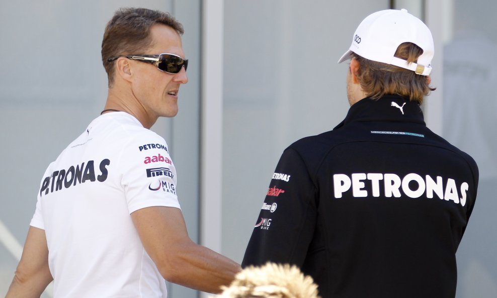 Schumacher i Rosberg