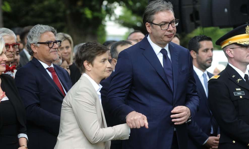 Ana Brnabić zabrinuta je za Aleksandra Vučića