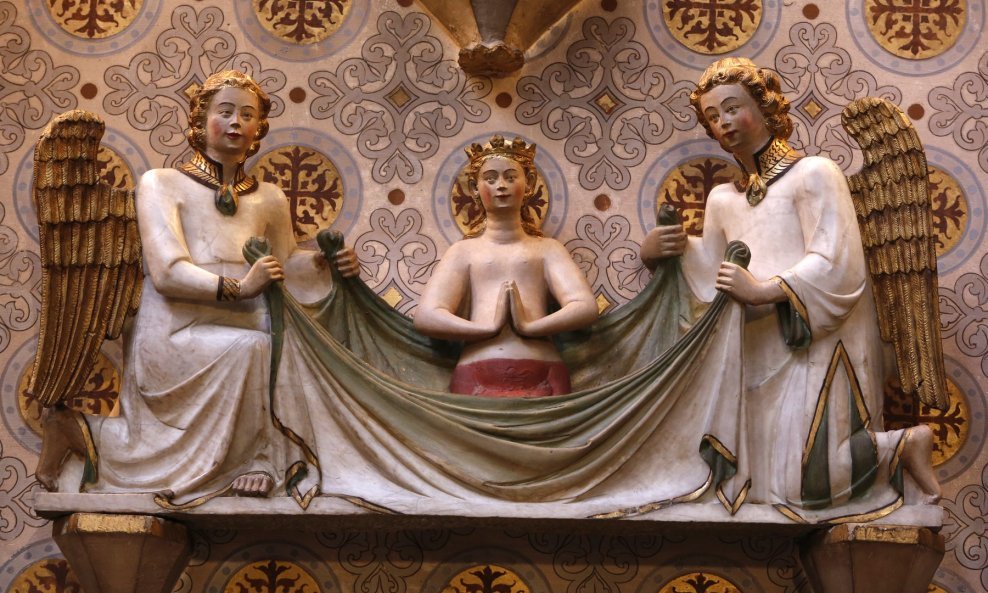 Detalj iznad grobnice Elisende od Montcade