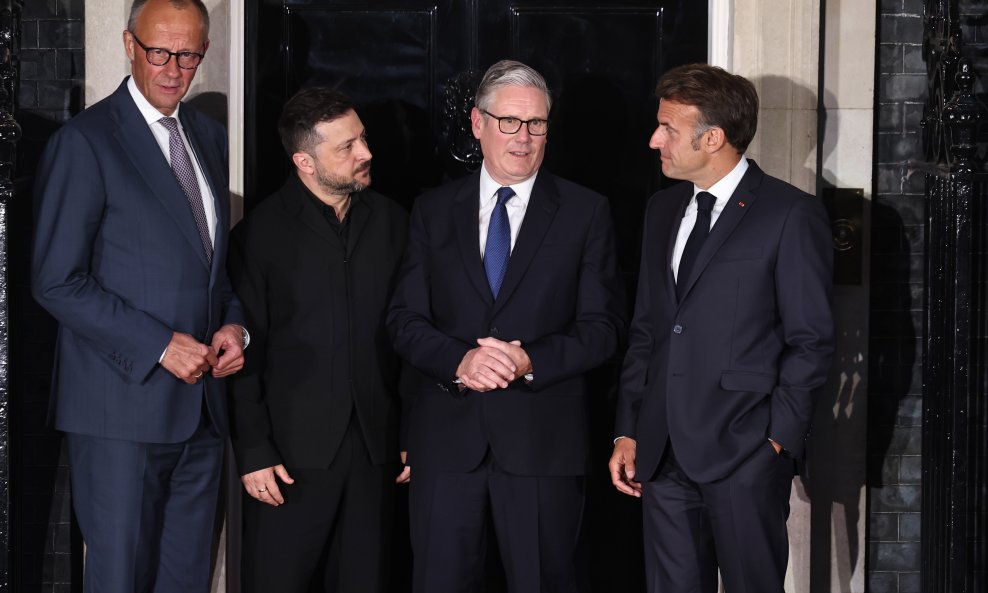 Friedrich Merz, Volodimir Zelenski, Keir Starmer i Emmanuel Macron