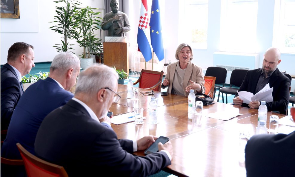 Sandra Benčić na sjednici Odbora za Ustav