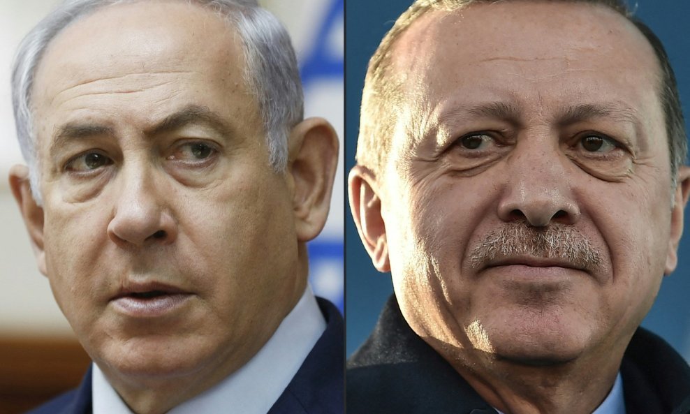 Benjamin Netanyahu i Recep Tayyip Erdogan