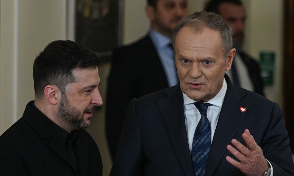 Volodimir Zelenski i Donald Tusk