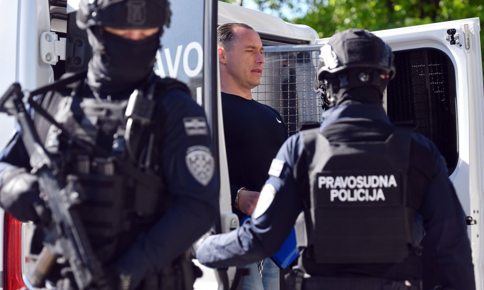 Srđan Mlađan na sudu