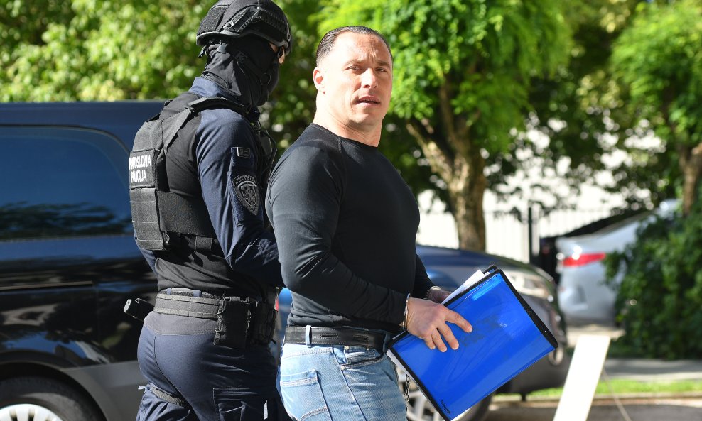 Srđan Mlađan na sudu