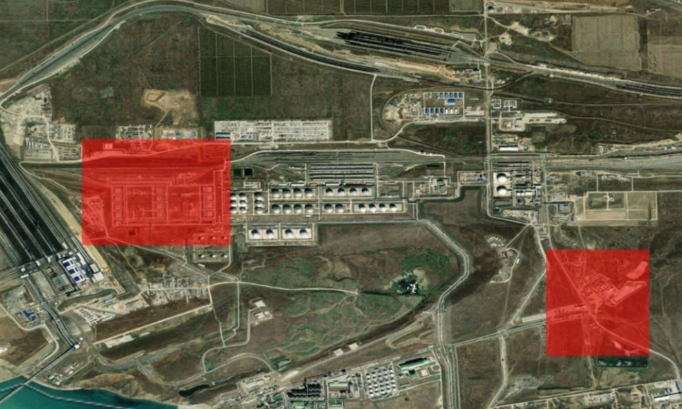 Napad na morski terminal u Kranodarskoj oblasti